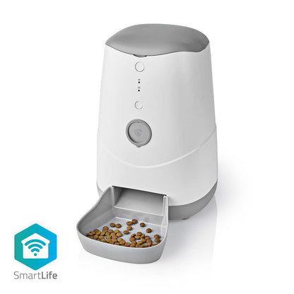 SmartLife Dierenvoeding Dispenser | Automatische Voerbak Kat en Hond | Wi-Fi | 3.7 l | Android™ / IOS